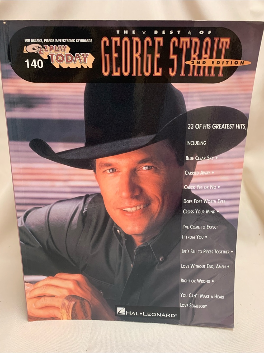 The Best of George Strait Sheet Music - E-Z Play Today Vol 140 Hal Leonard